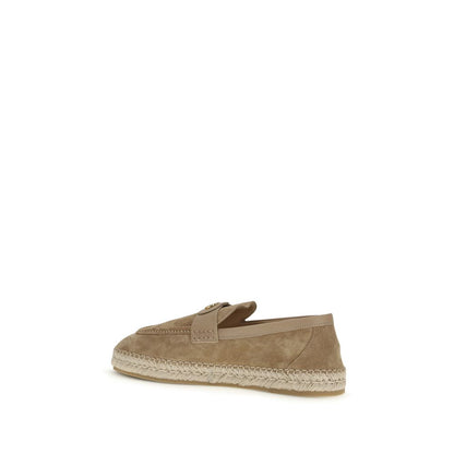 Alpargatas Valentino Garavani beige de piel de becerro Bos Taurus