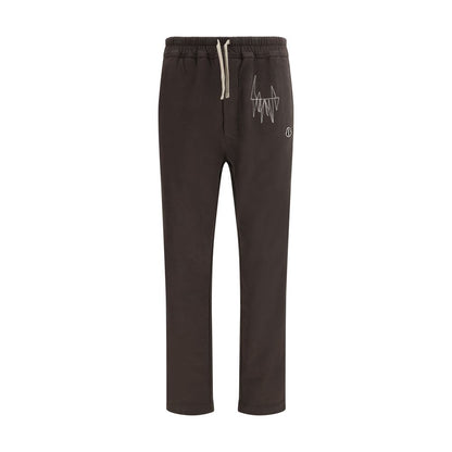 Pantalones deportivos Moncler x Rick Owens de algodón marrón
