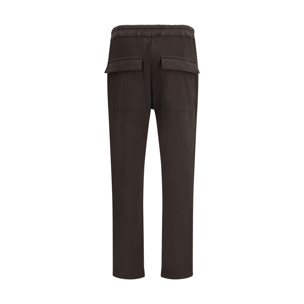 Pantalones deportivos Moncler x Rick Owens de algodón marrón