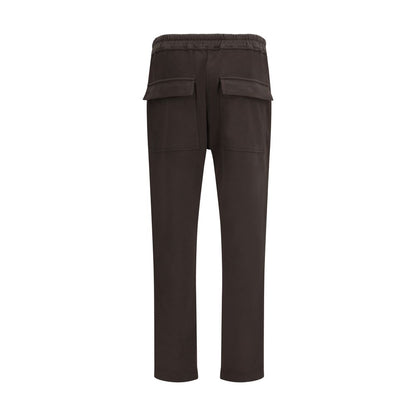 Pantalones deportivos Moncler x Rick Owens de algodón marrón