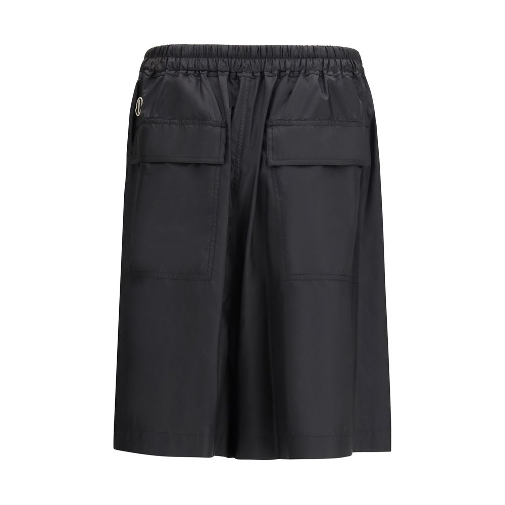 Pantalones cortos bermuda Moncler x Rick Owens de poliéster negro