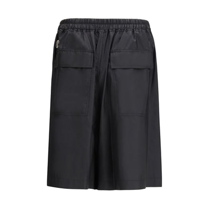 Pantalones cortos bermuda Moncler x Rick Owens de poliéster negro