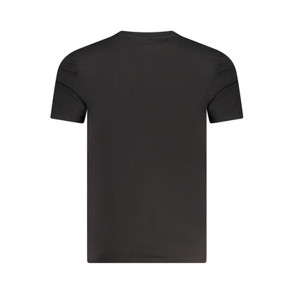 Camiseta negra de algodón para hombre Guess Jeans