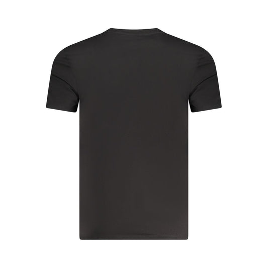 Camiseta negra de algodón para hombre Guess Jeans