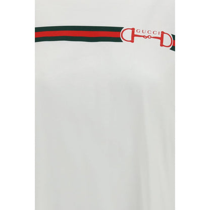 Gucci White Cotton T-Shirt