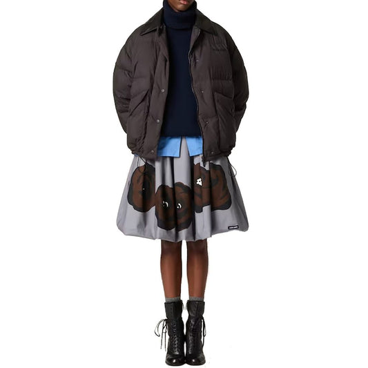 Jersey de cuello alto de cachemira azul de Miu Miu