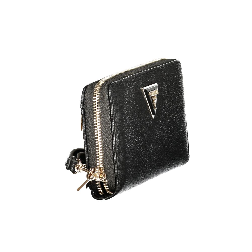 Guess Jeans Black Polyurethane Women Wallet