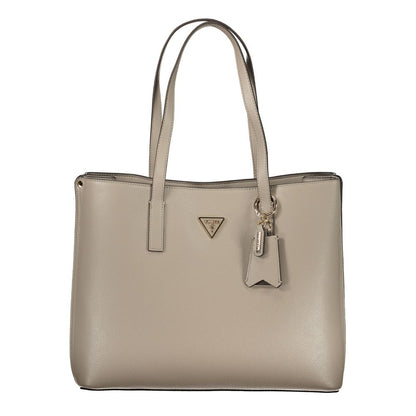 Sac à main gris en polyuréthane Guess pour femme