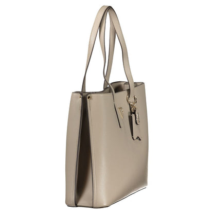 Sac à main gris en polyuréthane Guess pour femme