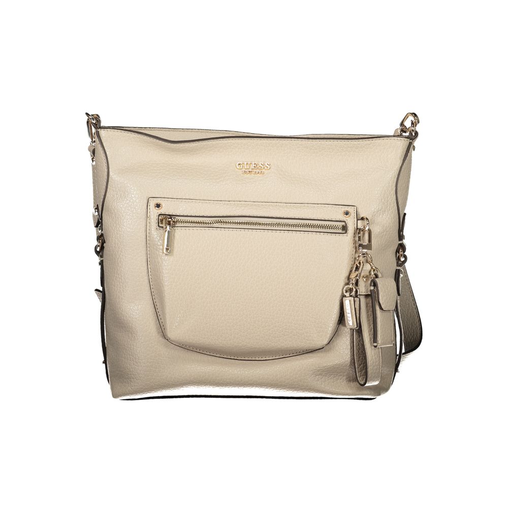 Bolso de Mujer Guess Jeans Beige de Poliuretano