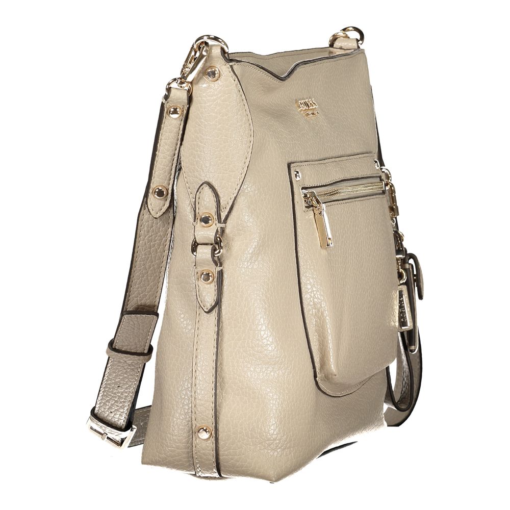 Bolso de Mujer Guess Jeans Beige de Poliuretano