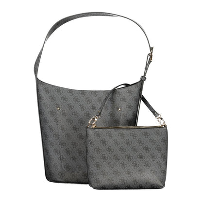 Guess Jeans Black Polyurethane Women's Handbag