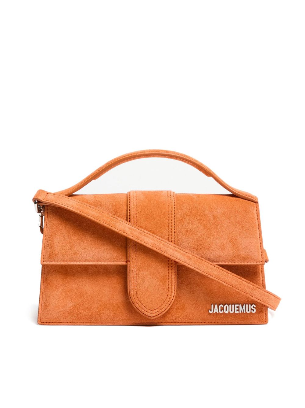 Sac à main Jacquemus Le Grand Bambino en cuir terracotta