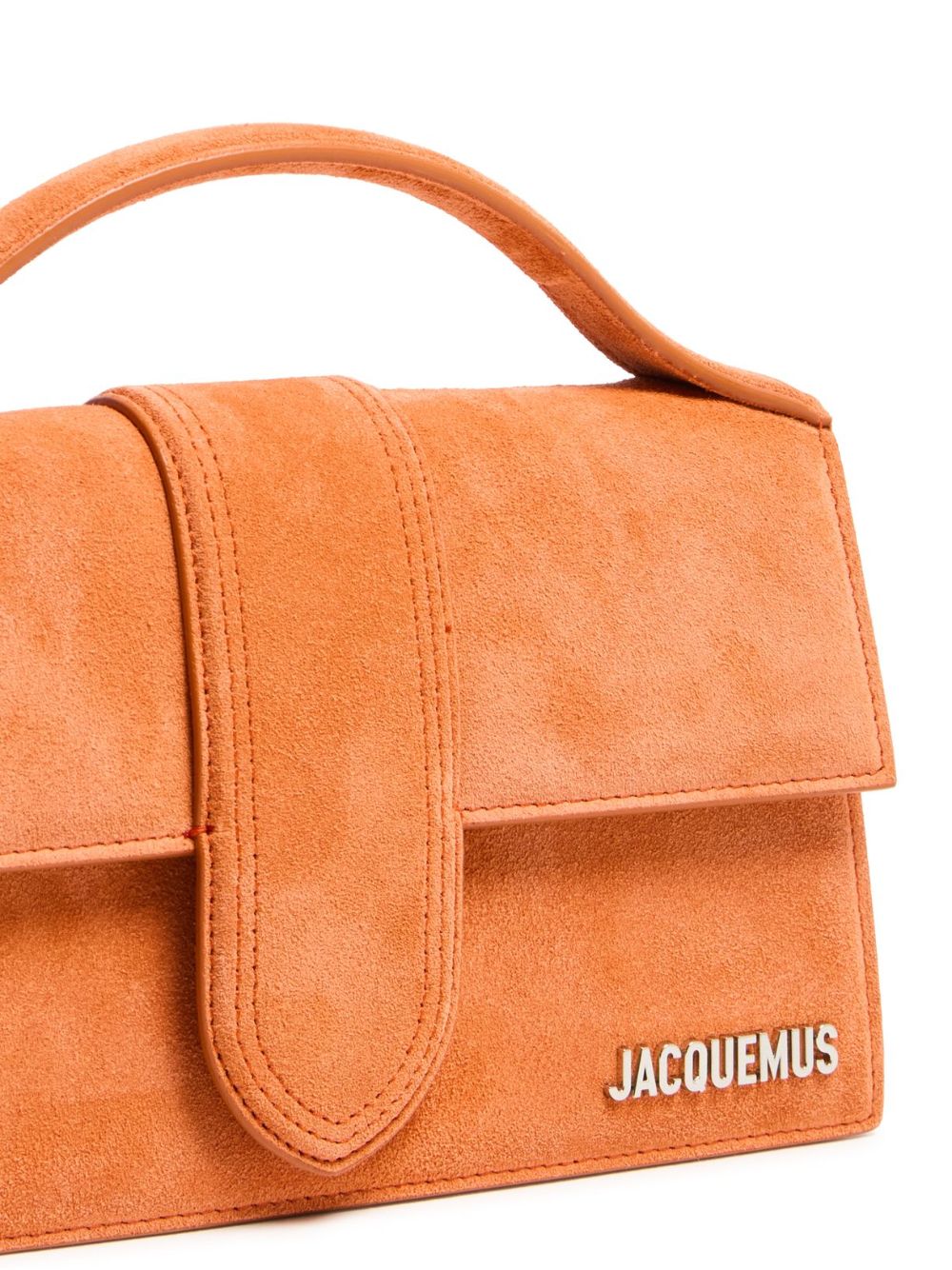 Sac à main Jacquemus Le Grand Bambino en cuir terracotta