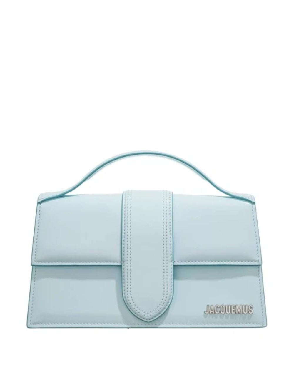 Sac à main Jacquemus Le Grand Bambino en cuir bleu pâle