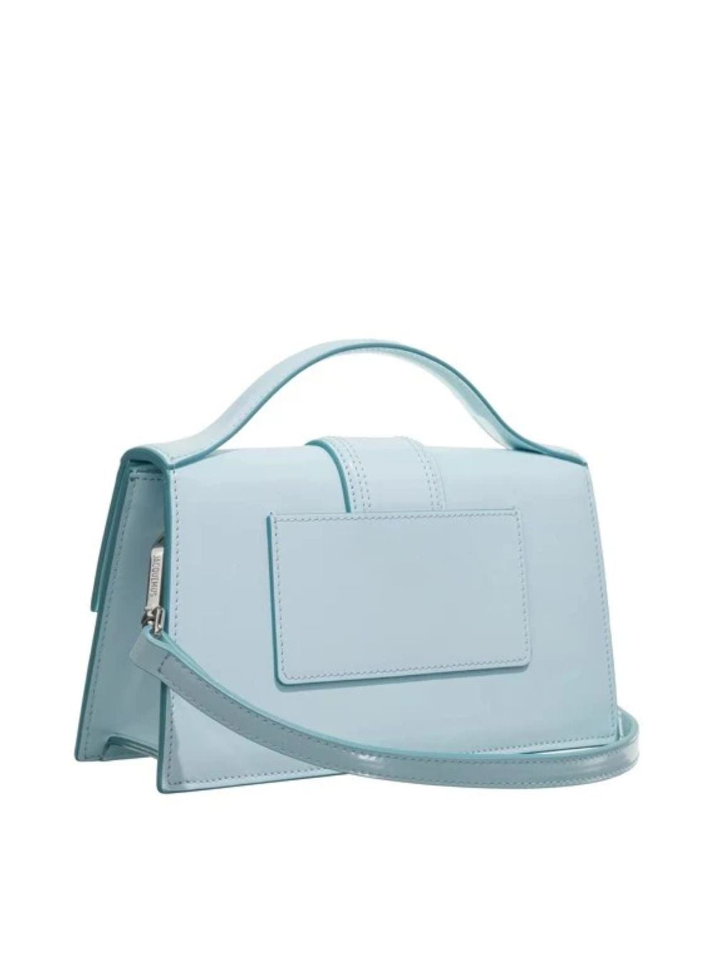 Sac à main Jacquemus Le Grand Bambino en cuir bleu pâle