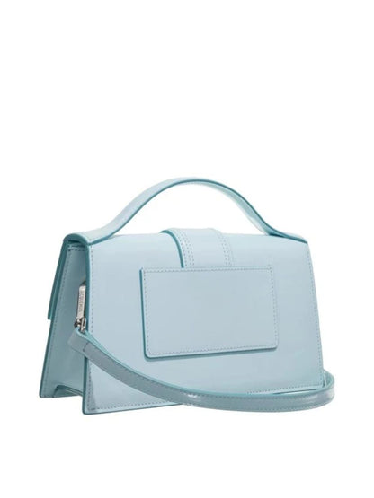 Sac à main Jacquemus Le Grand Bambino en cuir bleu pâle