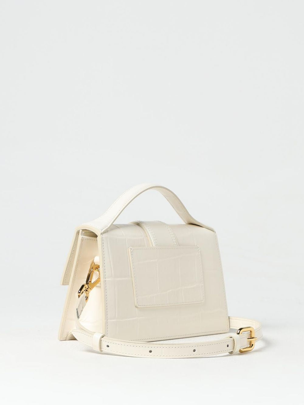 Jacquemus Bolso Bandolera Compacta Le Grand Bambino Ivory Cocco