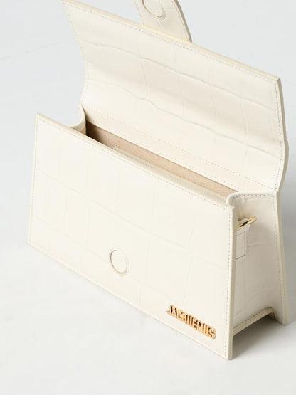 Jacquemus Bolso Bandolera Compacta Le Grand Bambino Ivory Cocco