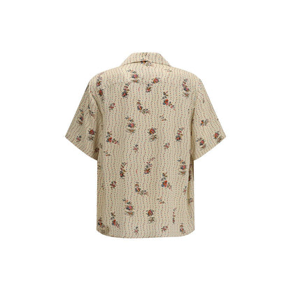 Camisa Valentino Garavani de Seda Multicolor Estampada