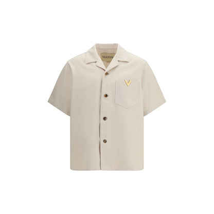 Camisa vaquera beige Valentino Garavani