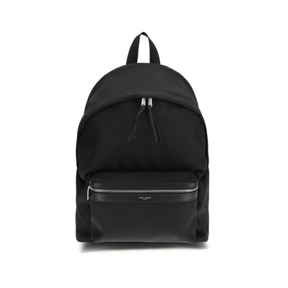 Saint Laurent Black Nylon City Urban Backpack
