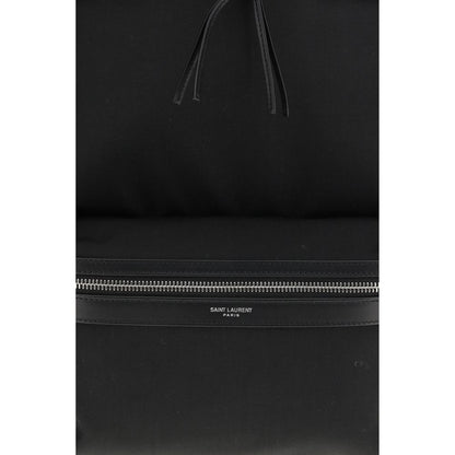 Saint Laurent Black Nylon City Urban Backpack