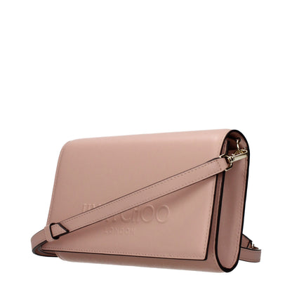 Pochette en cuir rose Jimmy Choo