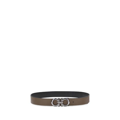 Ferragamo Men's Brown Calfskin Regular Belt Bos Taurus