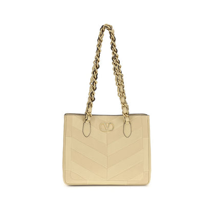 Sac bandoulière Valentino Garavani en cuir nappa / veau Bos Taurus doré
