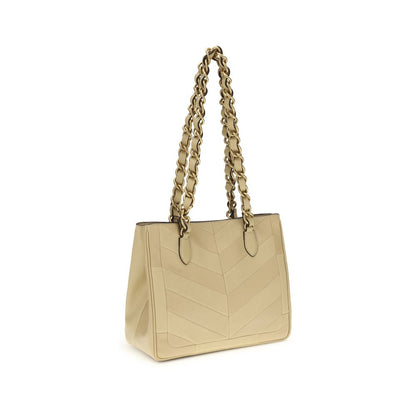 Sac bandoulière Valentino Garavani en cuir nappa / veau Bos Taurus doré