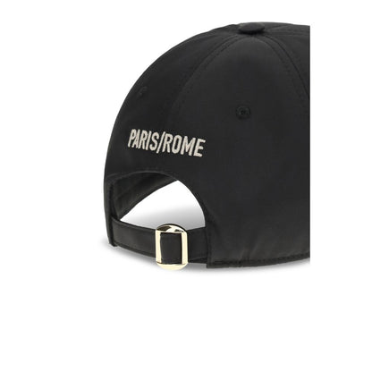 Gorra De Béisbol Valentino Garavani En Algodón Negro