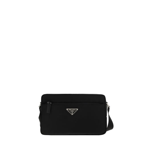Sac à bandoulière Prada en nylon noir