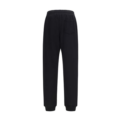 Pantalones informales Moschino de algodón negro