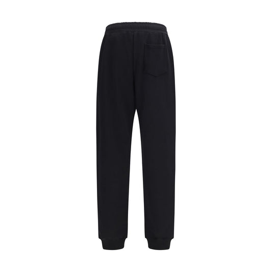 Pantalones informales Moschino de algodón negro