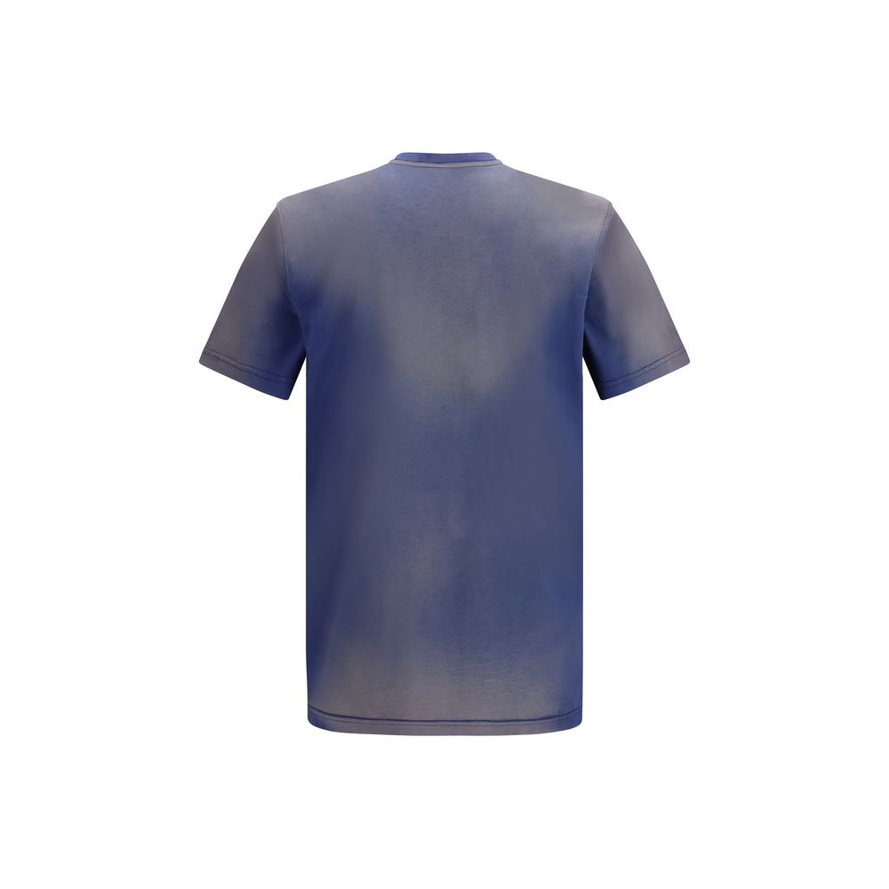 Camiseta Moschino azul de algodón