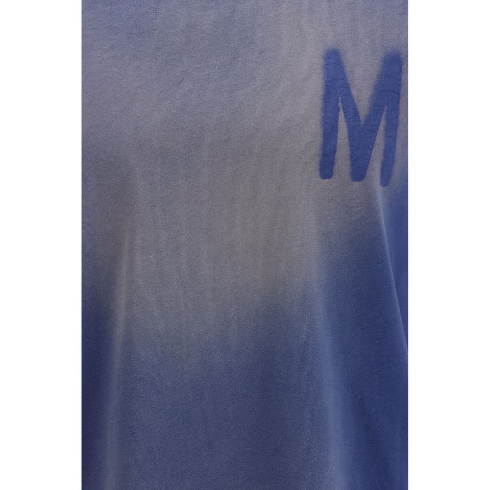 Camiseta Moschino azul de algodón