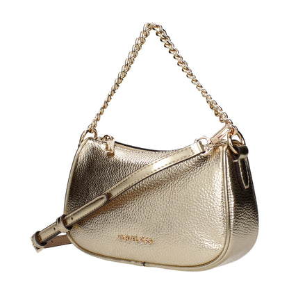 Sac à main Michael Kors en cuir doré