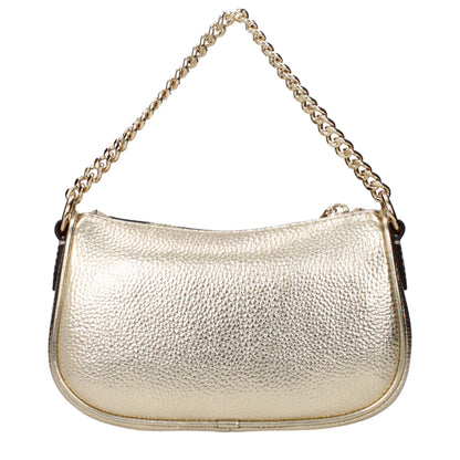 Sac à main Michael Kors en cuir doré