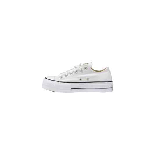 Converse Canvas Platform White Sole Trainers