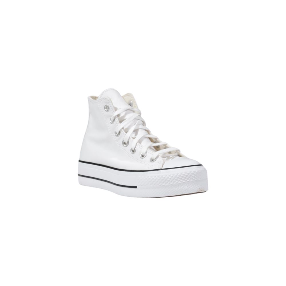 Zapatillas Plataforma Blanca En Poliéster De Converse