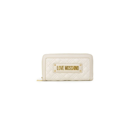 Love Moschino Cartera de polietileno beige