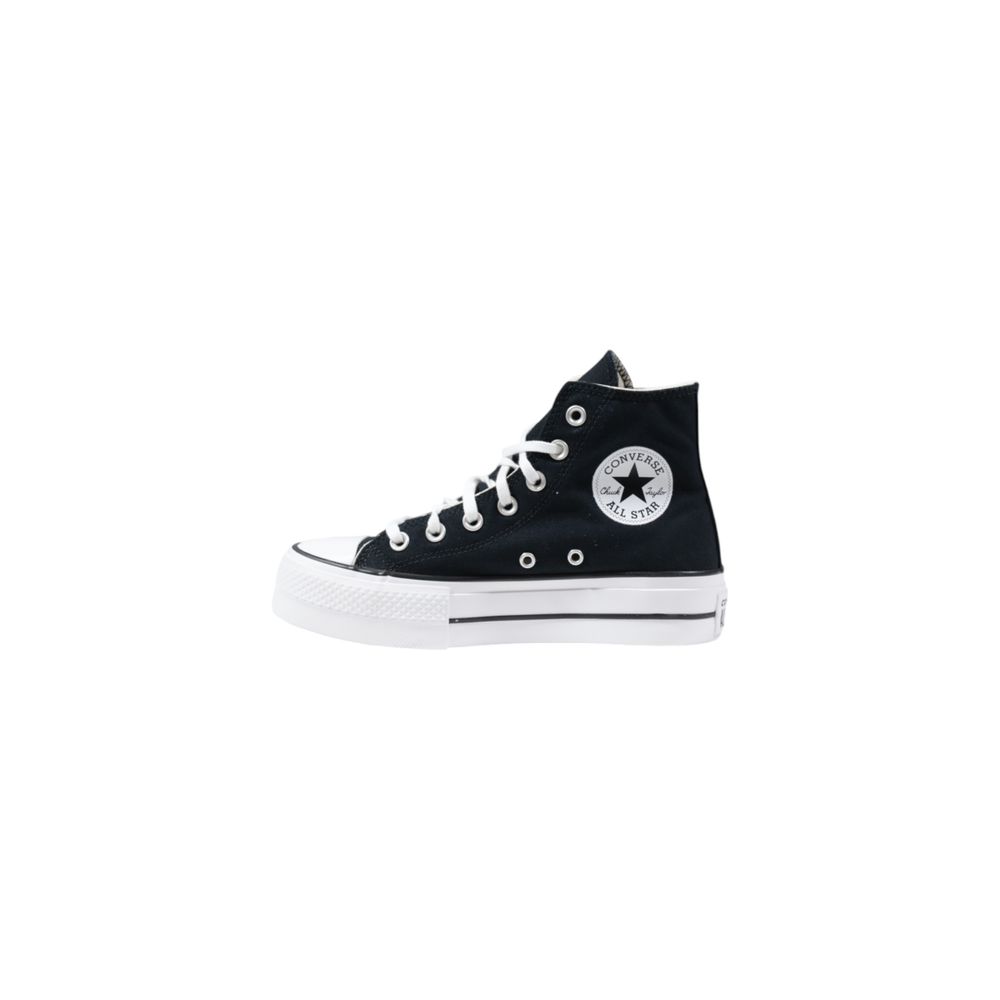 Converse Black Polyester High-Top Sneakers