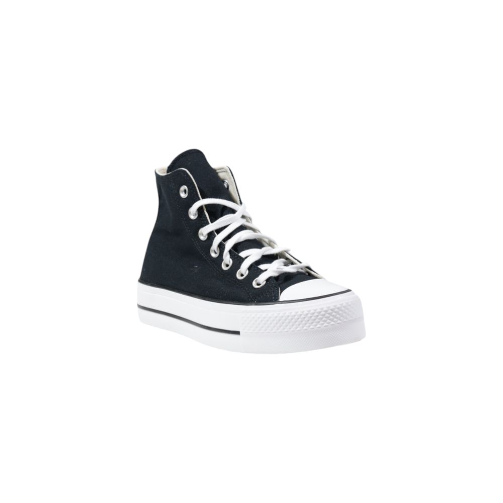 Converse Black Polyester High-Top Sneakers