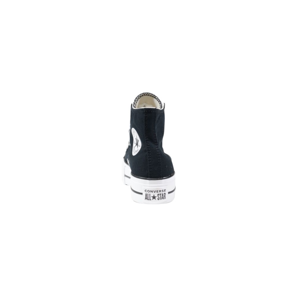 Converse Black Polyester High-Top Sneakers