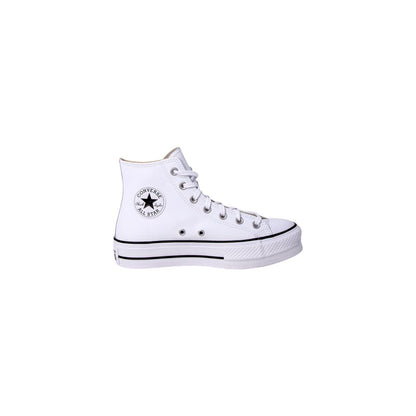 Converse White Platform and Polyethylene Sneakers