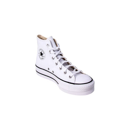 Converse White Platform and Polyethylene Sneakers