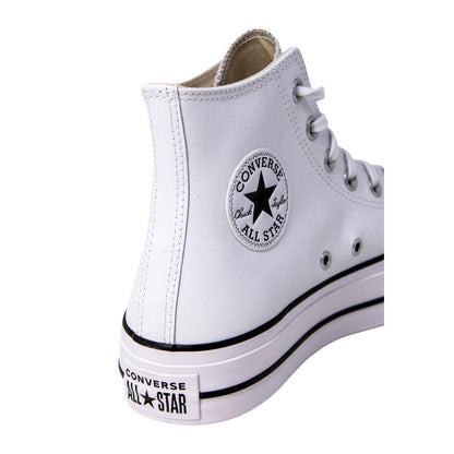 Converse White Platform and Polyethylene Sneakers