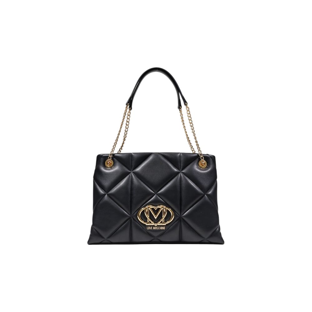 Love Moschino Black Polyurethane Handbag Jc4040pp1m Fw26