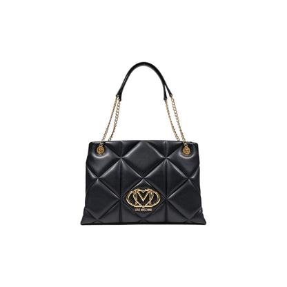 Love Moschino Black Polyurethane Handbag Jc4040pp1m Fw26